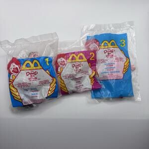 3 Vintage McDonald’s 1999 Kids Meal Toy Doug’s First Movie Keychain Figures
